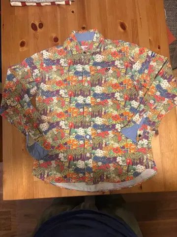 MASTER BUNNY EDITION 꽃무늬 긴팔 셔츠 사이즈 4