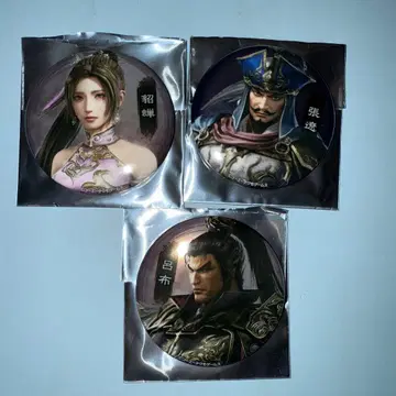 삼국무쌍 오리진 캔뱃지 초선 여포 장료