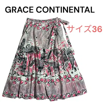 GRACE CONTINENTAL 플레어 스커트 사이즈 36