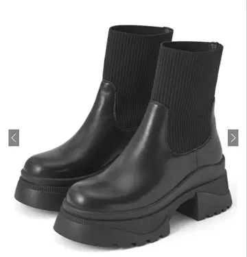 GRL 리브 니트 숏부츠