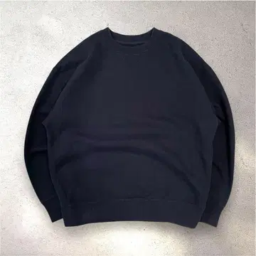 GAP 맨투맨 트레이닝복 무지 블랭크 솔리드 앞 V 가제트 네이비 M