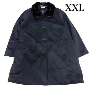 Fitme Moi 핏미모아 캐시미어 100 코트 블랙 퍼