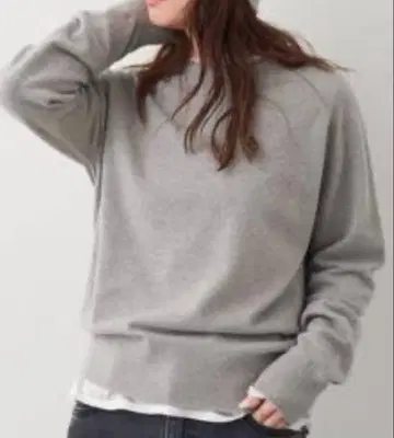 Deuxieme Classe CAPRI 크루넥 풀오버 그레이