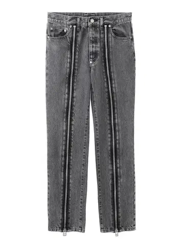 존 로렌스 설리번 WASHED DENIM ZIPPED PANTS S