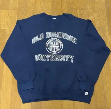 90년대 USA제 러셀 맨투맨 셔츠 칼리지 패턴 표기 L