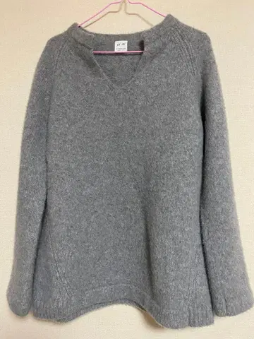 시:m 울 스웨터 그레이 38