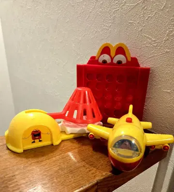 맥도날드 해피 군 그리머스 비행기 밀 3종 세트 아메토이