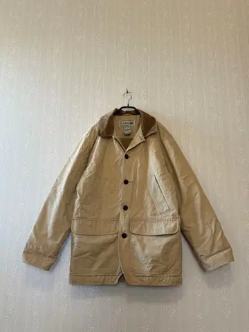 L.L.Bean 베이지 커버올 헌팅 자켓
