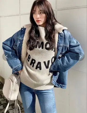 보아 데님 G 재킷