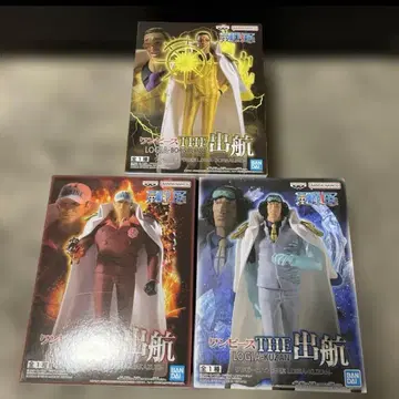 원피스 The 출항 사카즈키 볼사리노 쿠잔 피규어 3체 세트