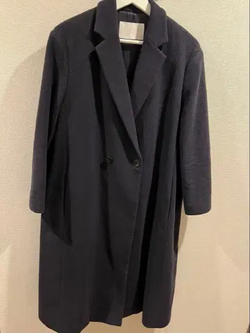 Ballsey 투모로우랜드 롱 체스터 코트 34 navy