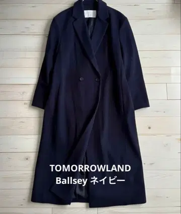 Ballsey 투모로우랜드 롱 체스터 코트 navy