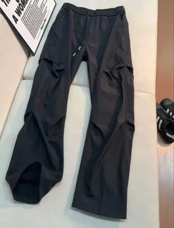 블랙 카고 팬츠