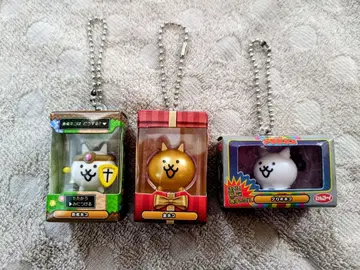 냥코 대전쟁 박스 피규어 3개 세트