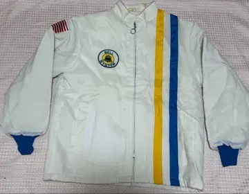 BELL SYSTEM 레이싱 자켓 화이트