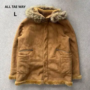 [ ALL TAE WAY 올더웨이 ] 스웨이드 퍼 자켓 L