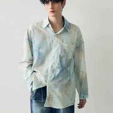 Shoowtime 데미지 데님 팬츠