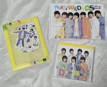 나니와단시 플렉 스티커 메모장 미니 클리어 파일 3종 세트