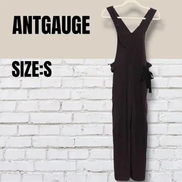 ANTGAUGE 아토게이지 살로펫 오버롤 블랙 일본제 S