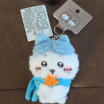 MINISO 치이카와 (먼작귀) 하치와레 봉제 인형 키링 가을 단풍