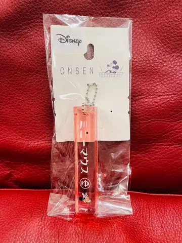 Disney 미니 온천 스트랩 레드