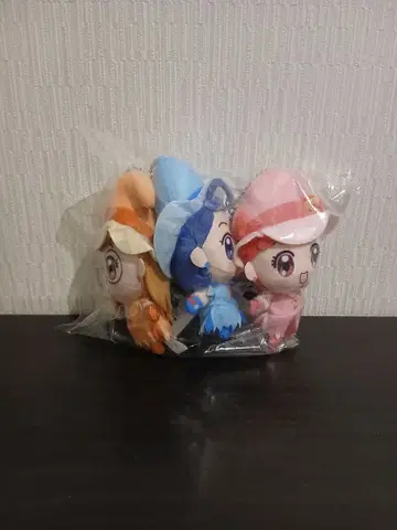 오쟈마녀 도레미 가방에 달 수 있는 봉제 인형 3종 세트