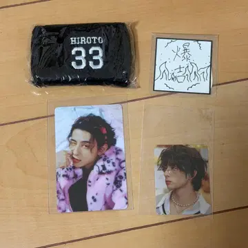 INI 니시 히로토 리스트 밴드 스티커 트레이딩 카드