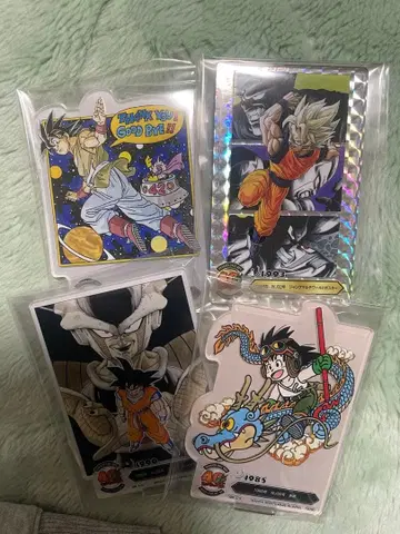 드래곤볼 제일복권 아크릴 스탠드 4종