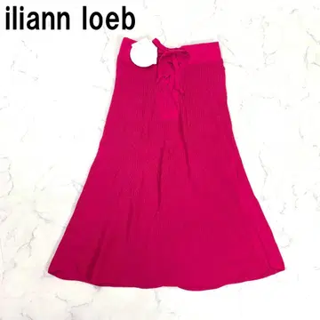 A7459 택 포함 새상품 이리안 로브 롱 스커트 니트 핑크 F