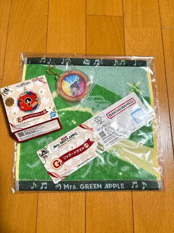 미세스 그린애플 제일복권 바스락 참 자카드 타월 오오모리