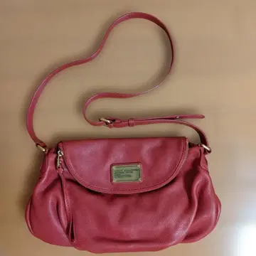 새상품급! MARC BY MARC JACOBS 레드 숄더백 합성 피혁