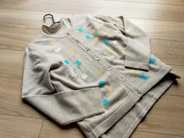 새상품급 EL MIDAS 엘르미다 캐시미어 100% 앙상블 스웨터