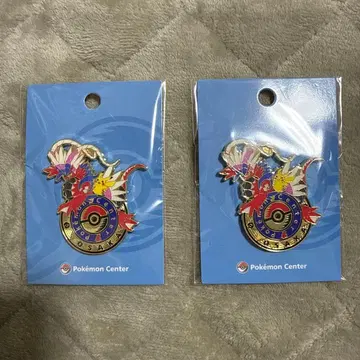 포켓몬 센터 한정판 핀 배지 2개 세트 (오사카)