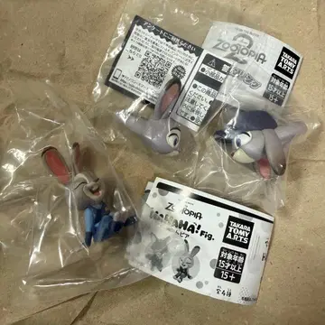 주토피아 주디 가챠가챠 세트