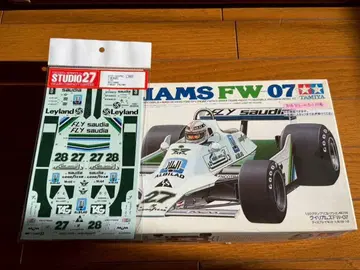 타미야 1/20 윌리엄스 fw-07 외부 데칼 포함