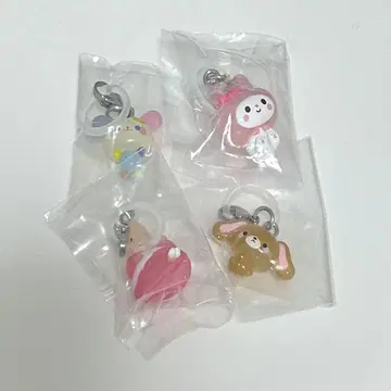 산리오 캐릭터즈 윳토 메지루시 액세서리 4개 세트