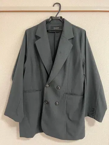 JEANASIS 지나시스 comfy 테일러드 자켓 차콜 그레이