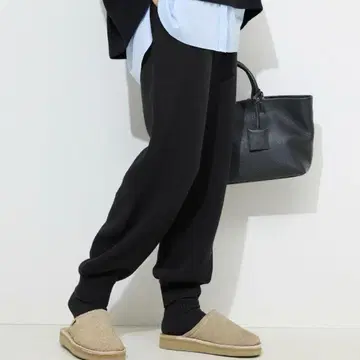 SLOBE IENA 워셔블 스무스 조거 팬츠