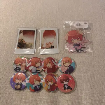 바우군 폴라로이드 아크릴 키링 캔뱃지 세트 기사A 기사X