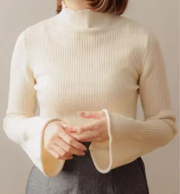 미사용 새상품 flower 크리스탈 터틀 니트 2