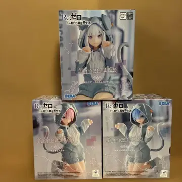 Re: 제로 Yumemirize 피규어 3체 세트 렘 라무 에밀리아