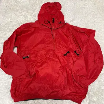 Nautica 노티카 아노락 후드티 나일론 빨간색 자수 로고