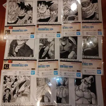 드래곤볼 제일복권 G상 12종 코믹스 클리어 파일 세트
