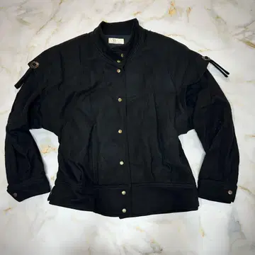 Ravine 패딩 자켓 블랙 울 혼방 여성용 M 상당