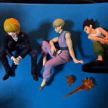 애니메이션 피규어 3체 세트