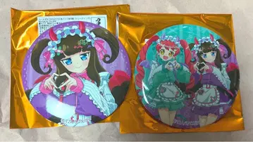 캔뱃지 프리파라 하트데비데비 파티 쿠로스 아로마 시라타마 미캉