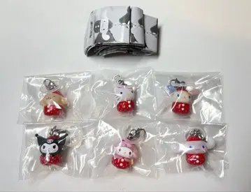 산리오 캐릭터즈 딸기 메지루시 액세서리 컴플리트 세트