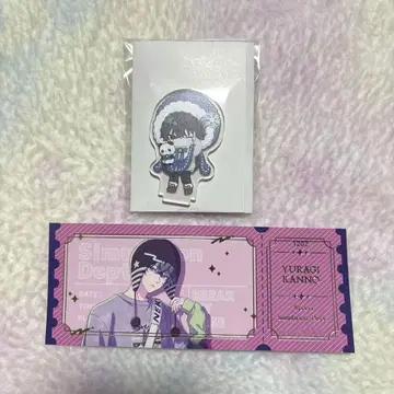 브레마이 애니메이트 페어 홀로그램 아크릴 스탠드 특전 타마노 유라