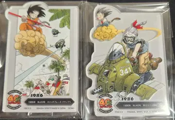 드래곤볼 40주년 제일복권 아크릴 스탠드 2개 세트