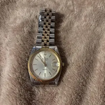 Bulova 쿼츠 손목시계 실버/골드